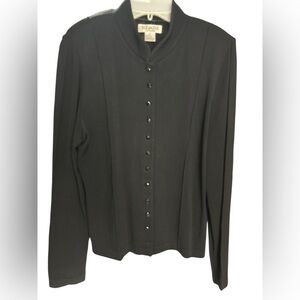 Classic Black Button-Down Women's Shirt